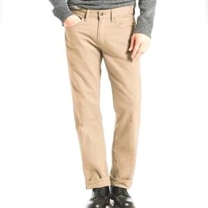 Levi's 559 Chino Jeans Khaki Mens 31x31 Relaxed Straight Pants Tan White Tag